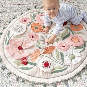 Crate&kids Floral Garden Baby Activity Mat